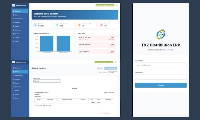 design and develop a responsive web page using next js