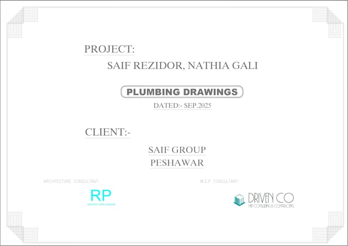 design plumbing, drainage, and water supply layouts