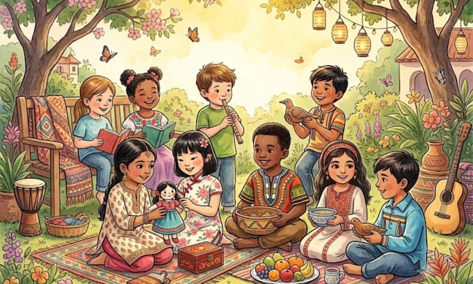 create authentic, diverse childrens book with accurate cultural representation