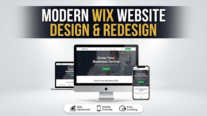 design and redesign your wix website and wix studio site design