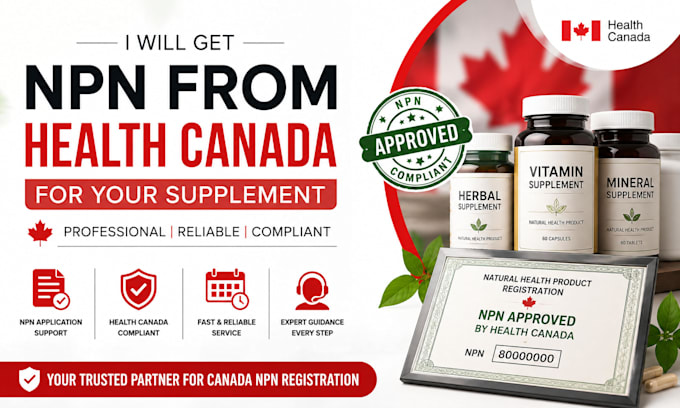 get npn from health canada for your supplement