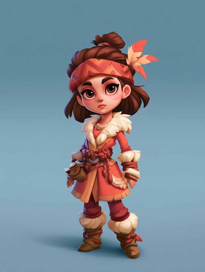 draw 2d game character or 2d game character