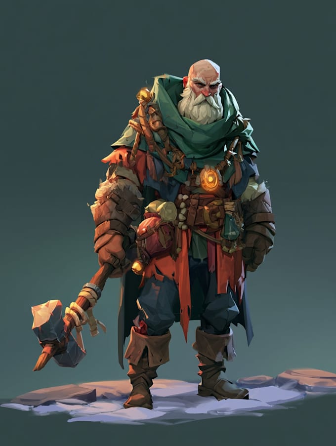 draw 2d game character or 2d game character