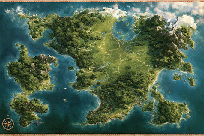 do fantasy map and city maps