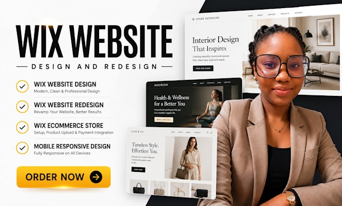 do wix website redesign wix website design wix website development wix website