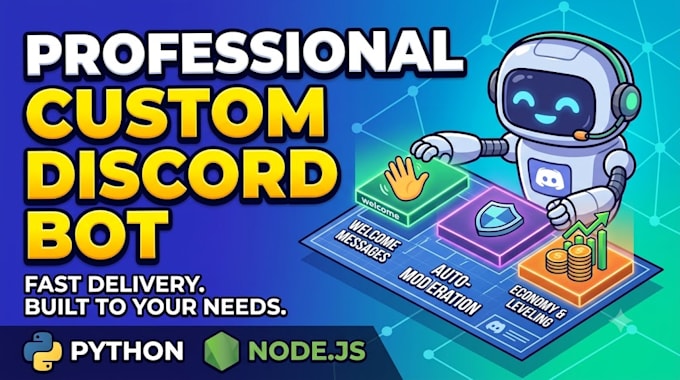 develop a custom discord bot with slash commands