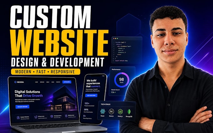 build a modern responsive website