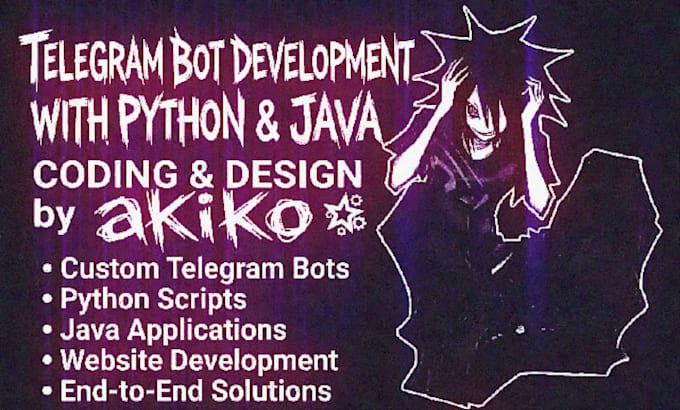 develop a python script, parser, or telegram bot