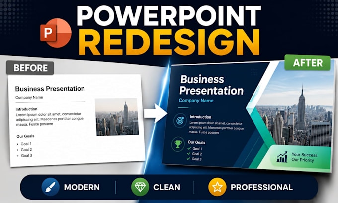 redesign your powerpoint presentation professionally