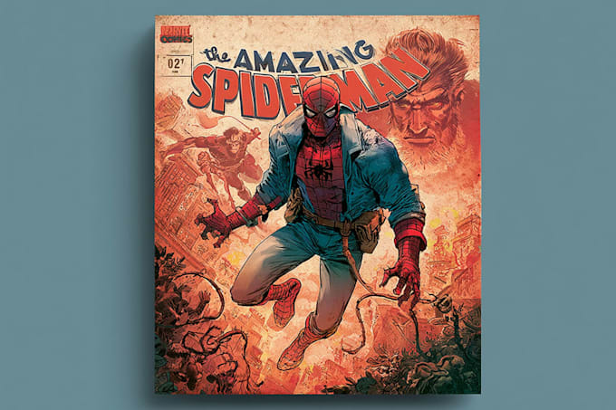 create a high quality comic cover, novel, or manga cover