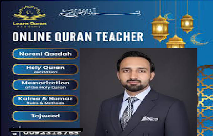 be your online quran teacher and quran tutor with tajweed