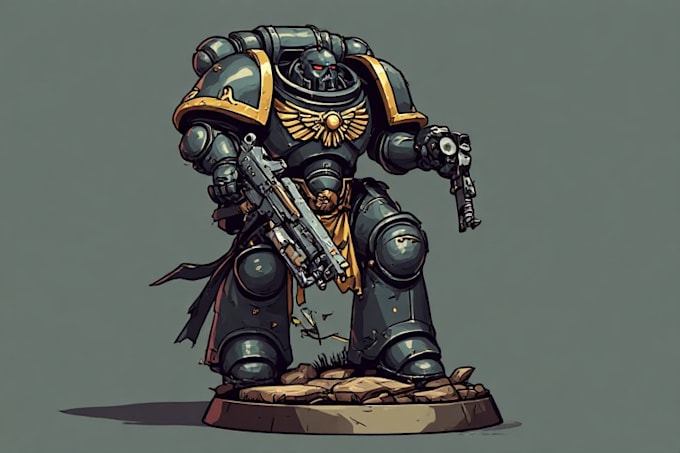 paint your professional warhammer, 40k, wargaming miniatures