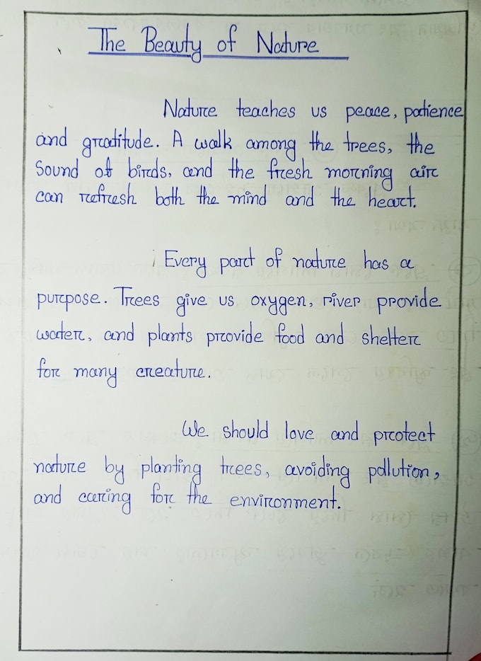 write beautiful handwritten notes on paper