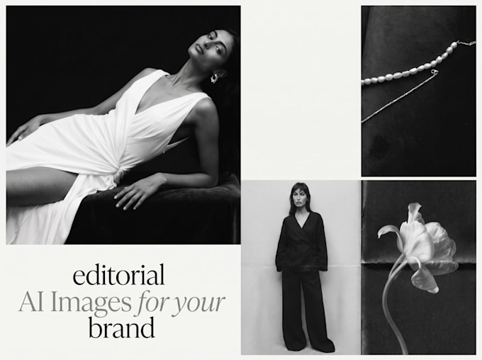 create luxury editorial brand imagery with ai art direction