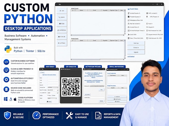 do python ai automation desktop applications ghl n8n chatbots business software