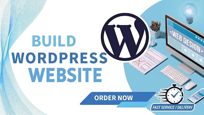 design elementor divi landing page or wordpress website