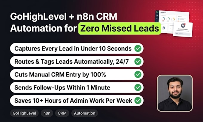 build an automated gohighlevel and n8n lead follow up system