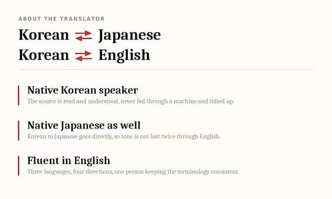 translate english into korean