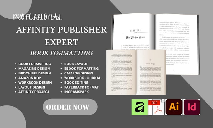 do developmental book editing, publish your manuscript, affinity publisher