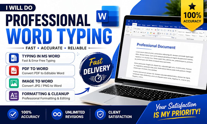type and format word documents professionally