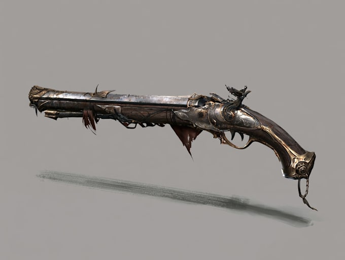 design unique weapons illustrations