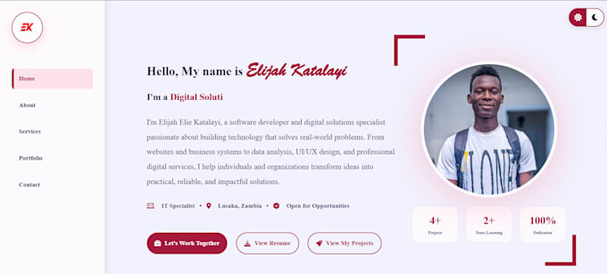 build a responsive HTML CSS javascript landing page