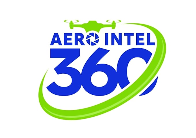 do gorgeous drone service logo with one day delivery