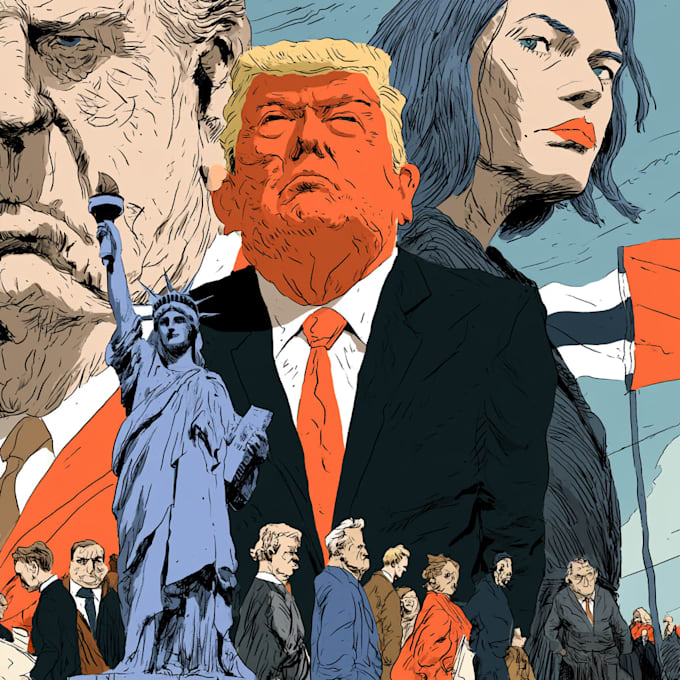 do digital political cartoon for digitalcartoon