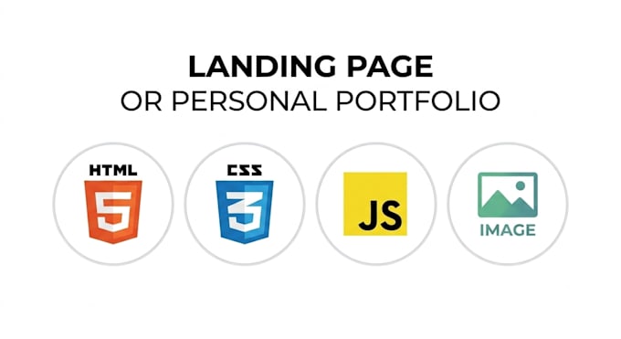 create a landing page or personal portfolio