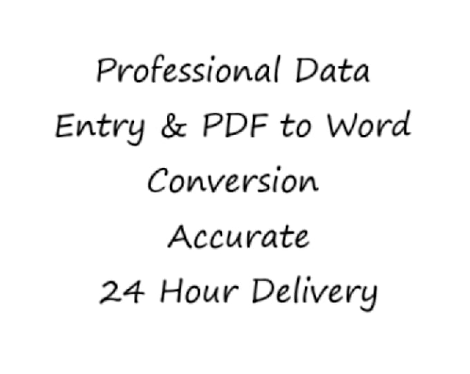 do fast and accurate typing, pdf to word, handwritten to word