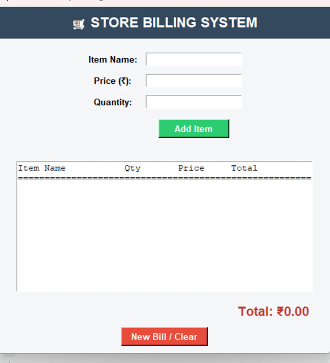 develop a custom python desktop application or billing software