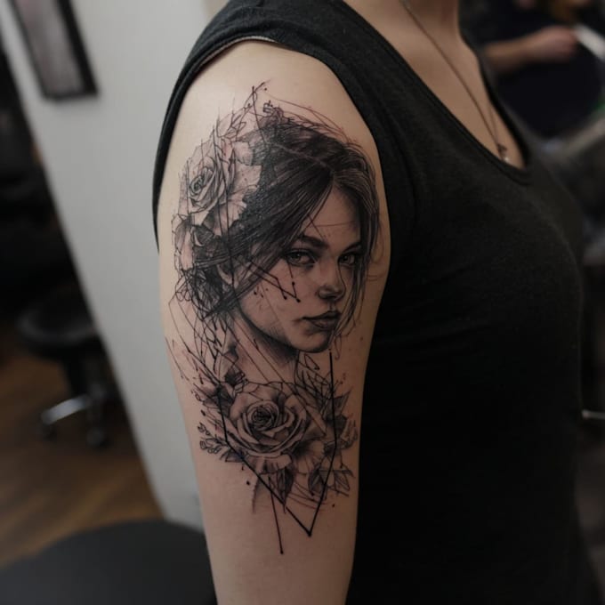 design a minimalist fine line tattoo