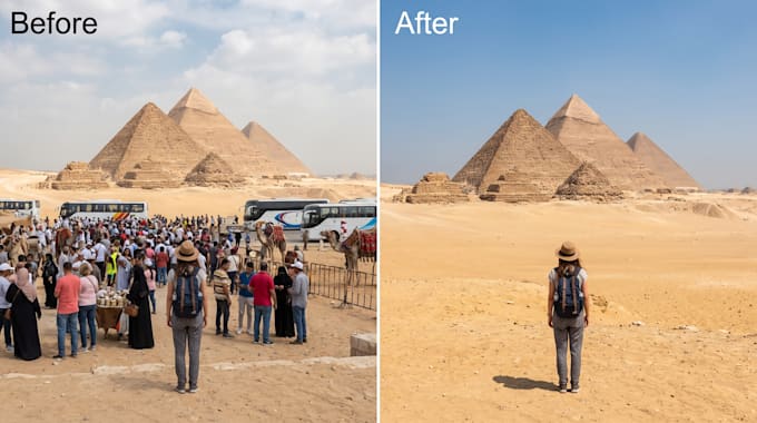 remove object or background from photo