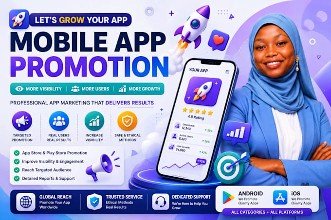 mobile app promotion app install ios and android game marketing app promotion