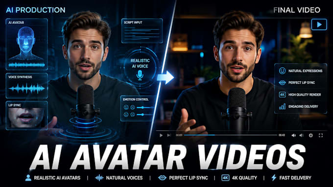 create professional ai avatar videos with realistic lip sync