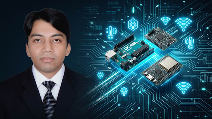 develop arduino, esp32 and iot projects with clean code and circuit design