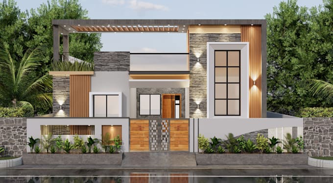 create professional sketchup 3d exterior models