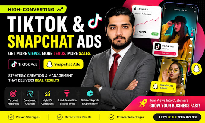 run profitable tiktok ads and snapchat ads campaigns