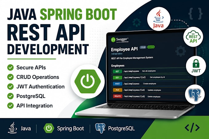 develop secure rest apis using java spring boot