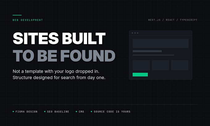 build a fast SEO ready website in next js and react