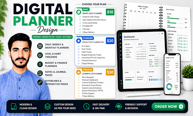 create printable planner templates