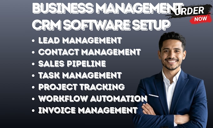 setup business management using hubspot zoho salesforce microsoft dynamics