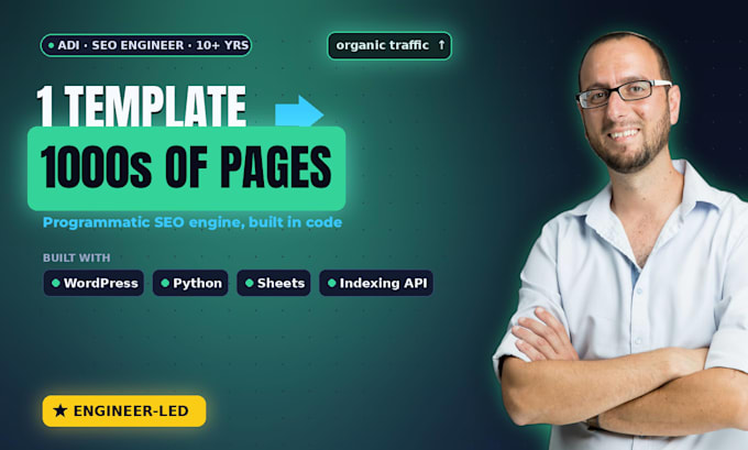 build a programmatic SEO engine that generates hundreds of pages