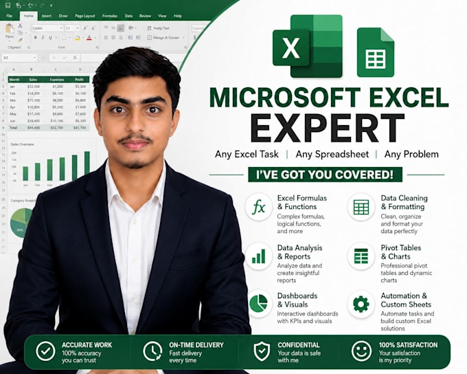create, fix, and automate microsoft excel and google sheets