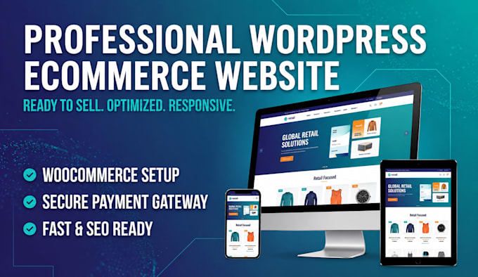 create wordpress ecommerce website