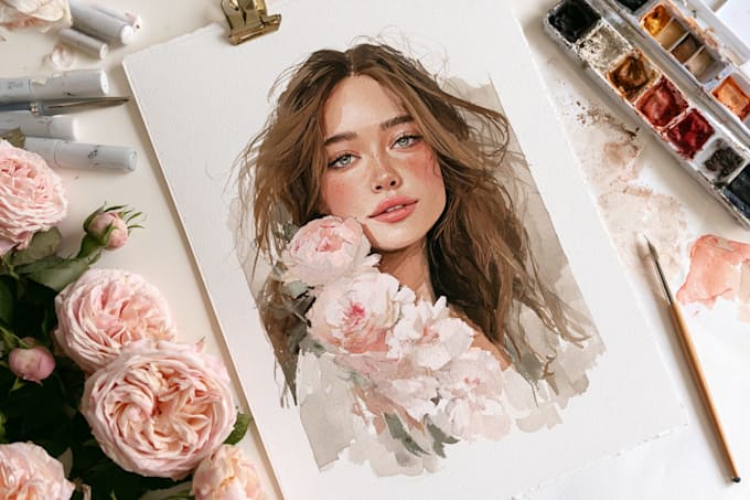 do a watercolor illustration