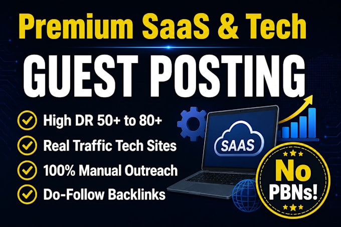 publish high da tech guest posts and saas blogger outreach