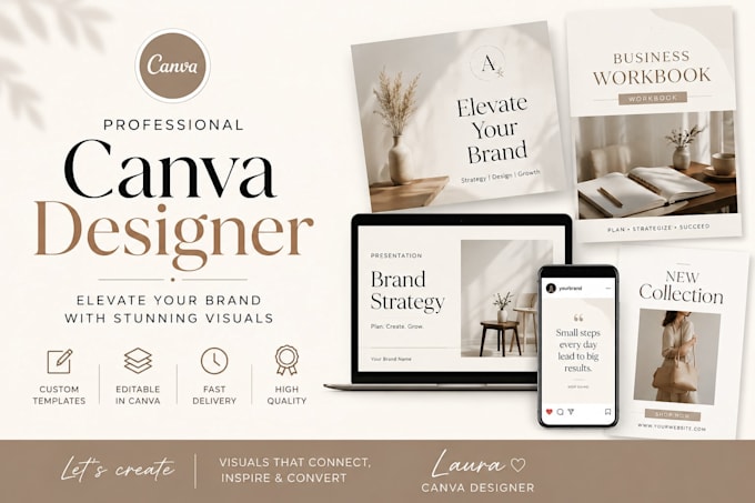 design professional canva templates