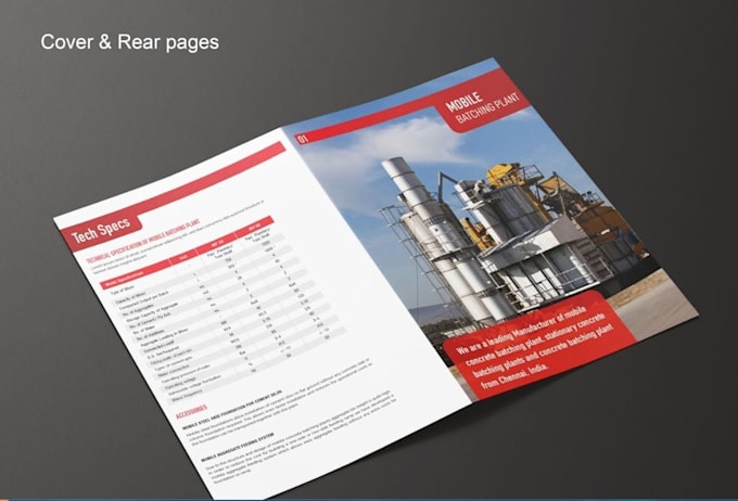 design a fully editable brochure, catalog