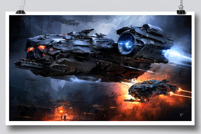 make sci fi spaceship models